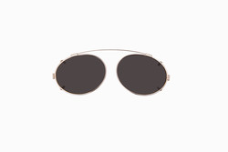 clip solaire ovale verre brun CAT 3